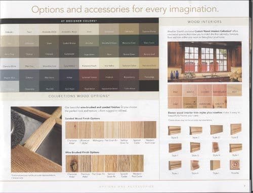 Weather Shield Accentials Colors & Finishes