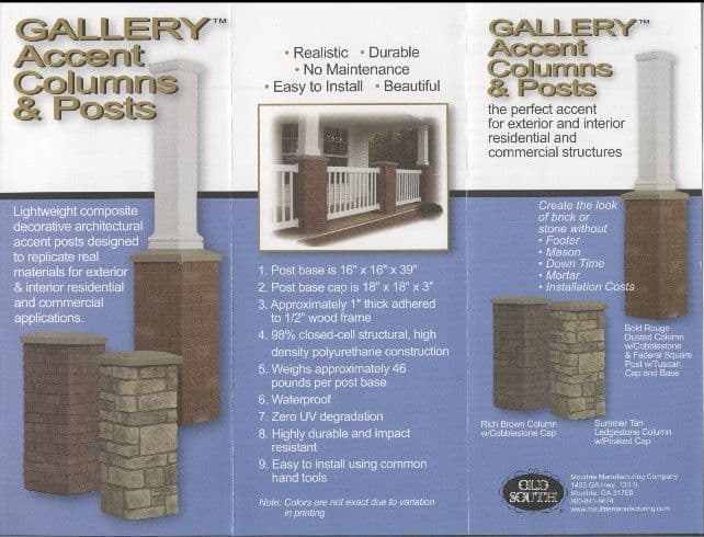 Gallery Accent Columns & Posts – Continental Siding