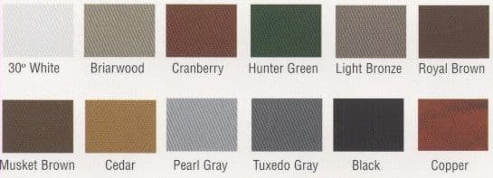 Gutter Shield Colors