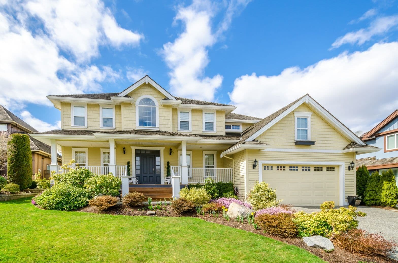 yellow house