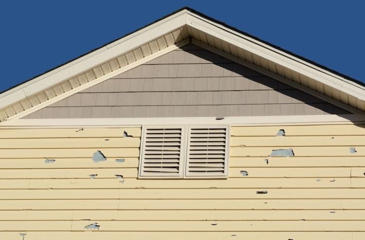 damaged siding