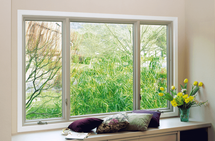 green grass window