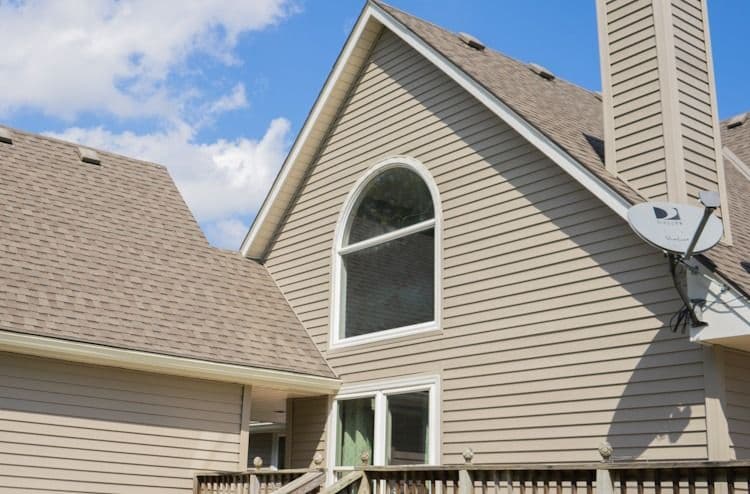 brown siding